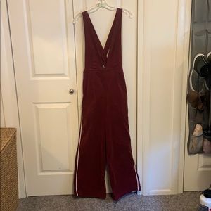 Corduroy nightwear overalls